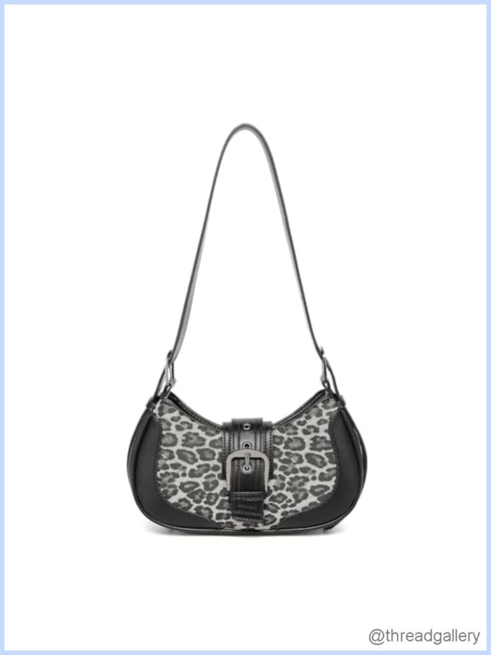 Y2K Crescent Hobo Shoulder Bag Vegan Leather Faux Suede Zipper Crossbody